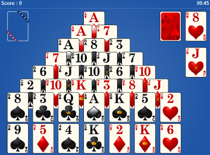 Pyramide solitaire